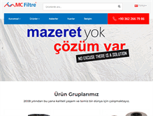 Tablet Screenshot of mcfiltre.com
